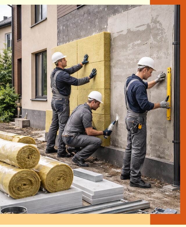 Утепление таунхауса в Норильске от 7477 руб/м2 — комплекс под ключ | ТепломастерНрл