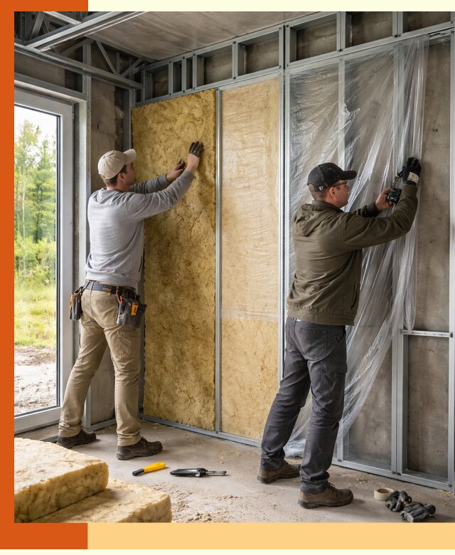 Утепление дома из ЛСТК в Норильске с гарантией качества и эффективности