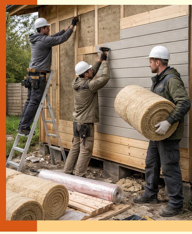 Утепление бани снаружи в Норильске профессионально и надежно