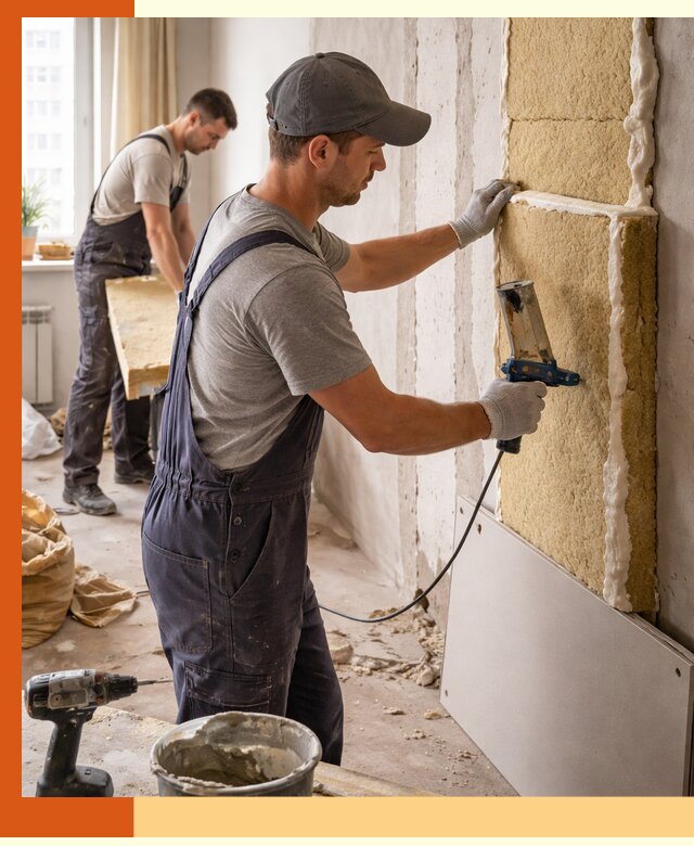 Утепление стен изнутри в Норильске — качественно и эффективно