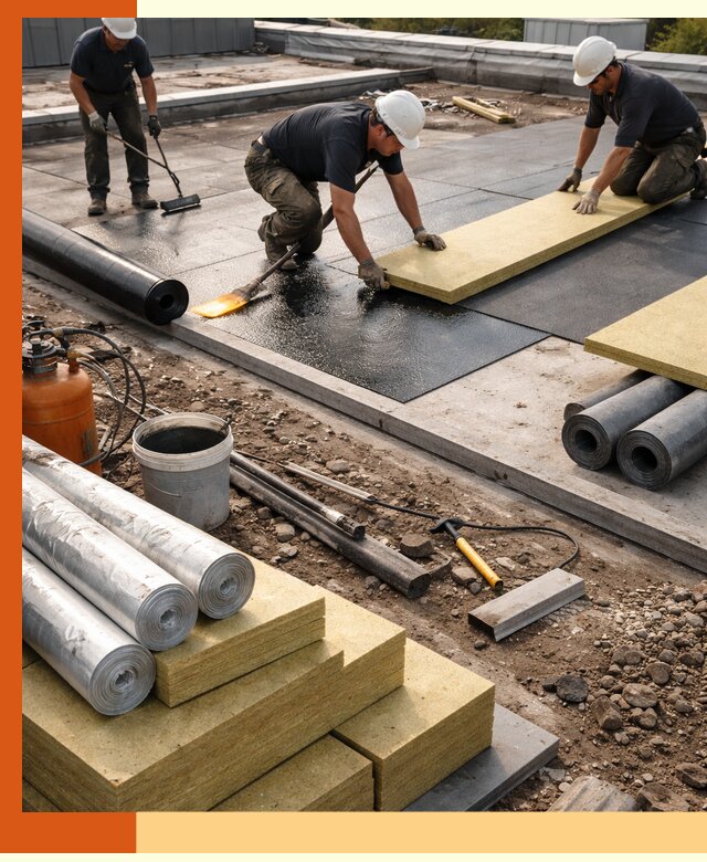 Утепление плоской крыши в Норильске — надежная теплоизоляция и герметизация