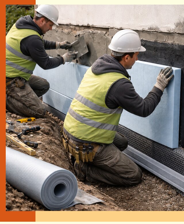 Утепление фундамента снаружи в Норильске — профессиональная теплоизоляция