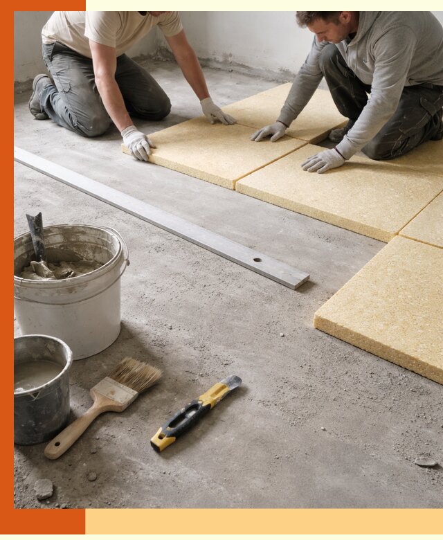 Утепление бетонного пола в Норильске профессионально и недорого