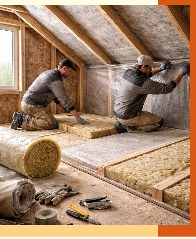 Утепление чердака в Норильске от 7789 руб/м² — теплоизоляция и комплексное утепление под ключ | ТепломастерНрл