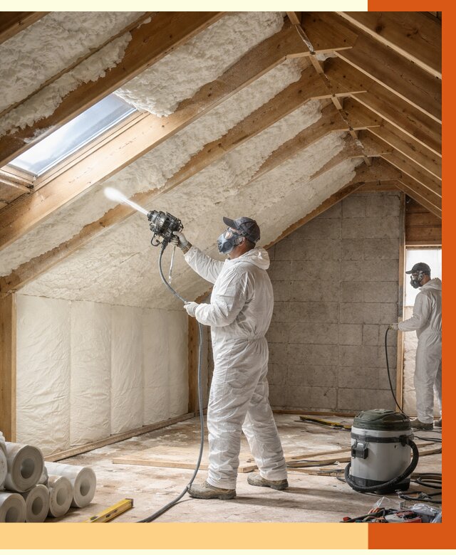 Утепление мансарды ППУ в Норильске от 2856 руб./м² — заказать под ключ | ТепломастерНрл