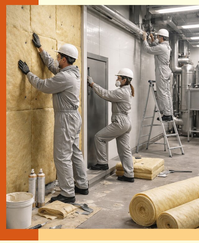 Утепление пищевого цеха под ключ в Норильске