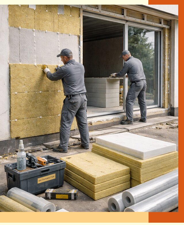 Утепление торгового павильона в Норильске от 15058 руб./м² под ключ | ТепломастерНрл