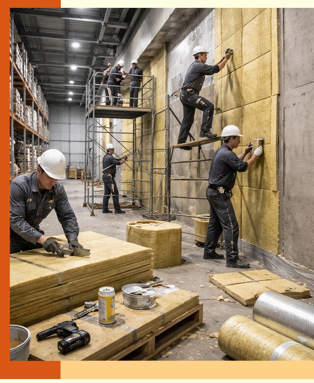 Утепление логистического центра в Норильске качественно и экономично