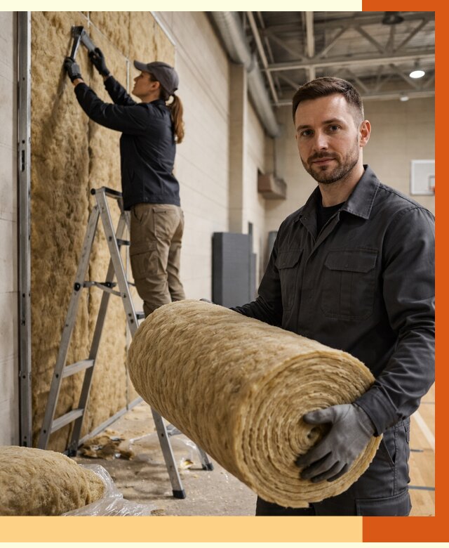 Утепление спортзала в Норильске от 7789 руб/м2 — комплексное утепление под ключ | ТепломастерНрл