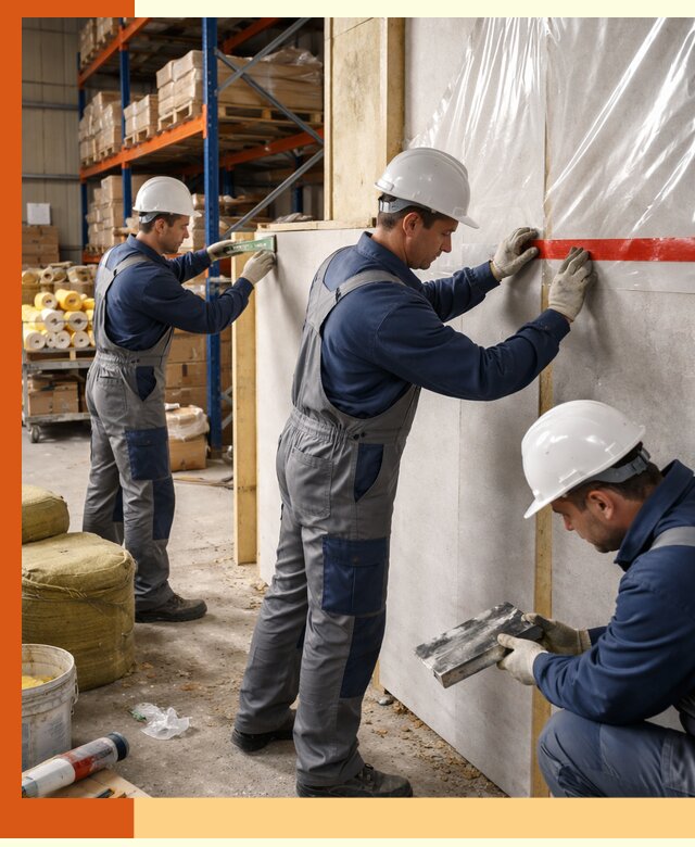 Утепление теплого склада под ключ в Норильске