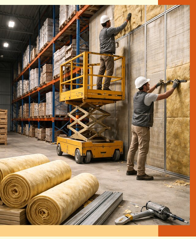 Утепление торгового склада в Норильске от 3323 руб/м2 — комплексно и под ключ | ТепломастерНрл