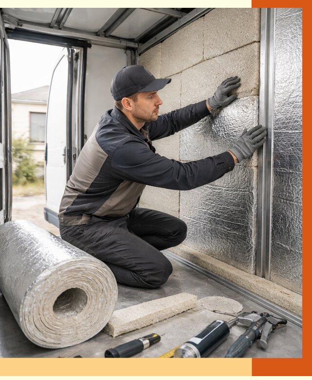 Утепление фургона рефрижератора в Норильске от 12981 руб./м² под ключ | ТепломастерНрл