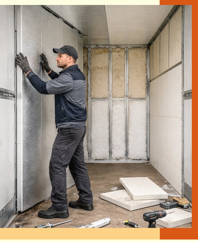 Утепление холодильного кузова в Норильске от 14020 руб. под ключ | ТепломастерНрл