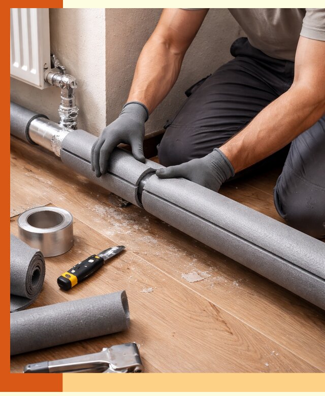 Утепление труб отопления в Норильске: теплоизоляция и защита сети