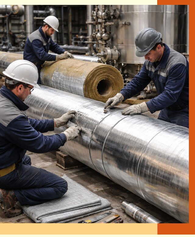 Утепление технологического оборудования в Норильске от 4362 руб. за м2 | ТепломастерНрл