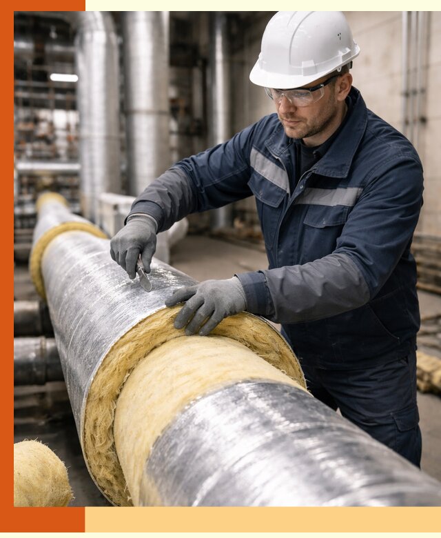 Утепление технологического оборудования и заводских установок в Норильске