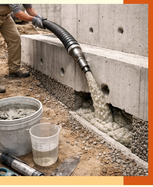 Заполнение полостей фундамента в Норильске от 7062 руб. под ключ | ТепломастерНрл