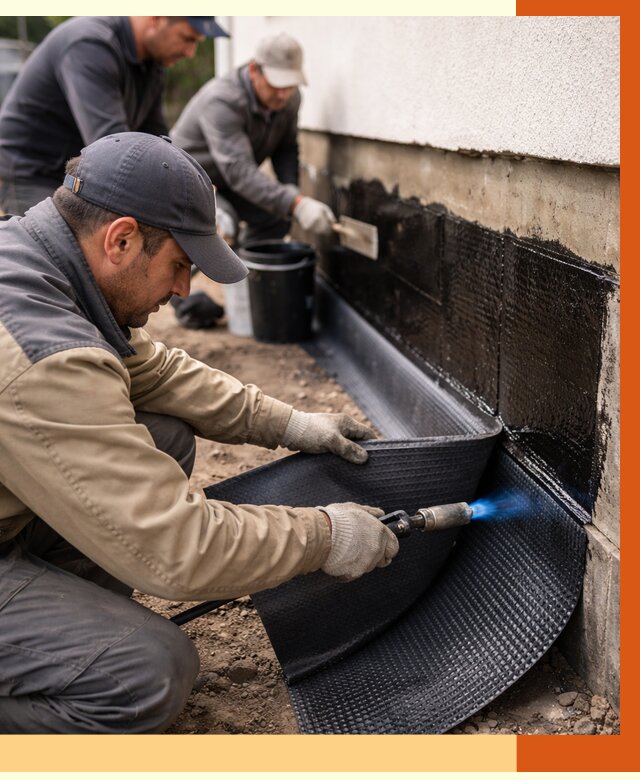 Гидроизоляция цоколя и отмостки в Норильске от 8827 руб. — ТепломастерНрл