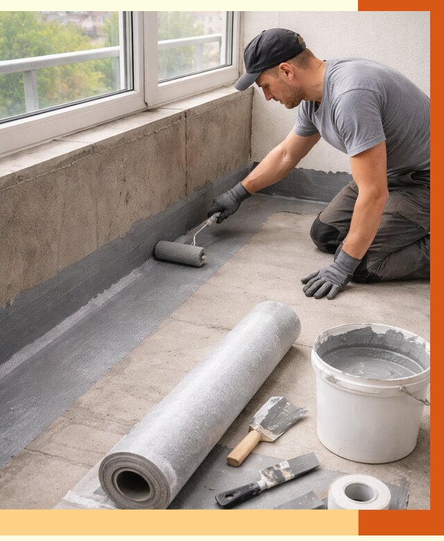 Профессиональная гидроизоляция балкона в Норильске от 4362 руб. | ТепломастерНрл