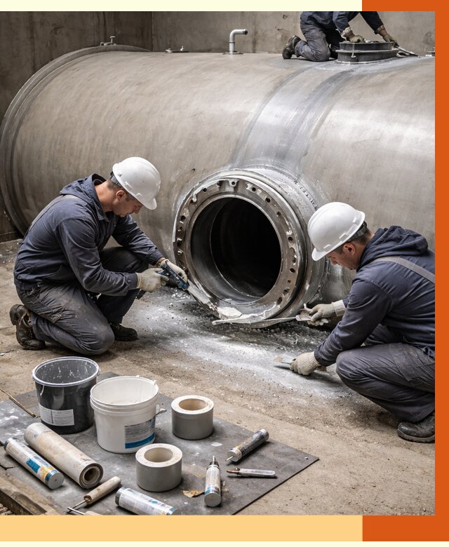 Гидроизоляция резервуара с топливом в Норильске от 77888 руб. под ключ | ТепломастерНрл