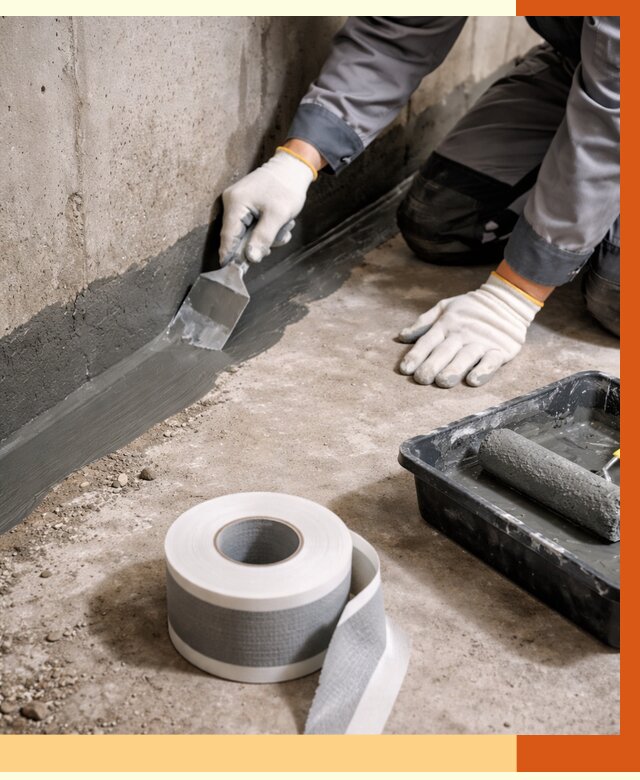 Гидроизоляция швов и герметизация стыков в Норильске от 1298 руб. | ТепломастерНрл